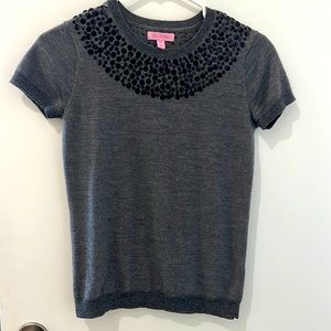 Merino wool Sequin top by Lilly Pulitzer